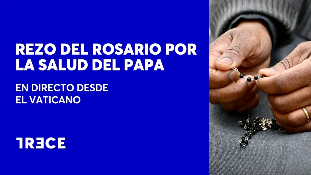 Rezo del Rosario por la salud del Papa Francisco desde el Vaticano