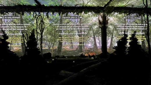 Así es la recreación de cómo se propaga un incendio forestal