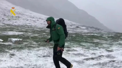 Las labores de rescate del SEPA y la Guardia Civil