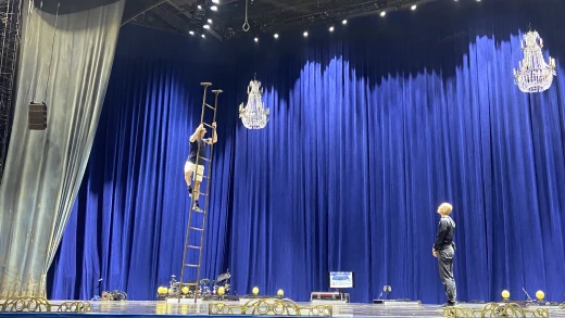 Ensayo de Corteo, del Circo del Sol, en A Coruña