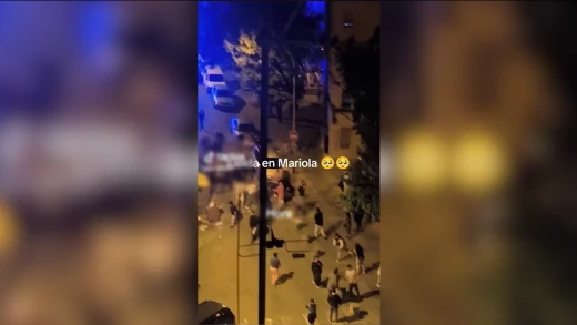 Seis mossos heridos por golpes con palos y lanzamiento de objetos después de una pelea en el barrio de la Mariola de Lleida