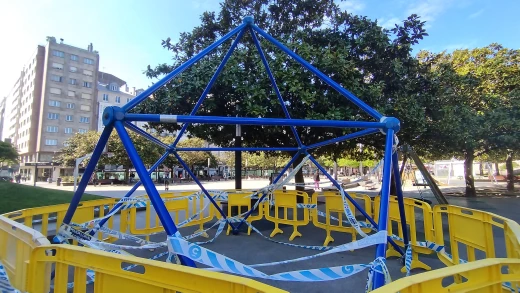El juego infantil, precintado este miércoles