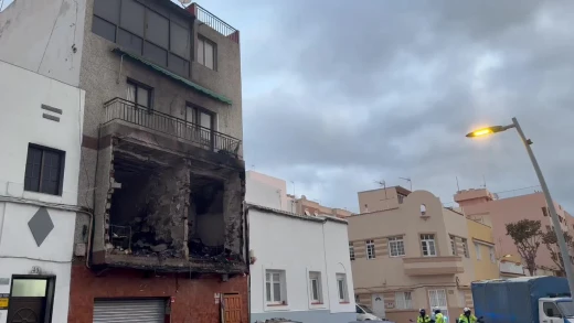 Así ha quedado la casa en La Laguna