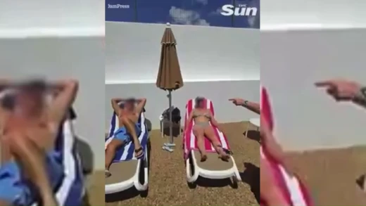 Pelea entre turistas por una tumbona en Lanzarote