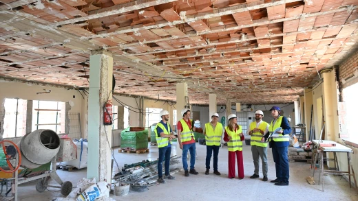 En marcha la adecuación del edificio del Parque de Deportes San José para albergar una residencia de tecnificación y formación deportiva de tenis de mesa
