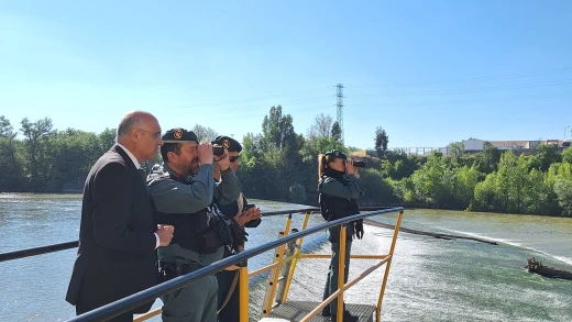 Agentes de la Guardia Civil intensifican la búsqueda de un hombre en Valladolid