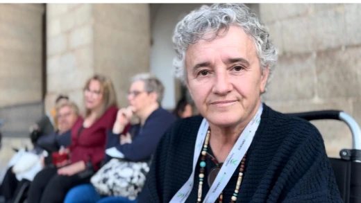 Elena, enferma de ELA