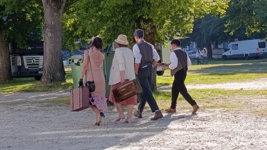 La gente se vistió de principios del siglo XX