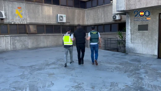 Detenido en la operación de carding en A Coruña