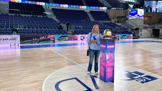 Así es el interior del Palacio de los Deportes de Oviedo