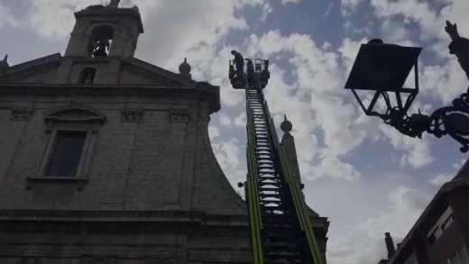 Intervención bomberos de Palencia