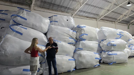 Paco Martínez responsable de la empresa textil de Cáritas