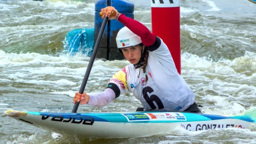 Clara González en competición