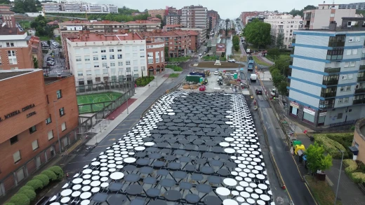 La nueva Avanzada de Leioa, "a vista de pájaro"
