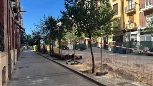 Obras de la calle Gamazo