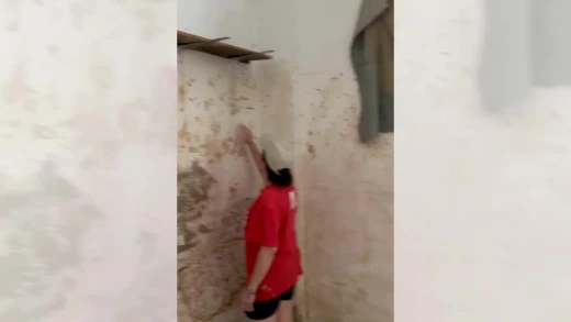 Voluntarios lituanos trabajando en Paiporta