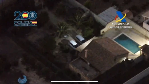 Vídeo de la operación dirigida por la Policía Nacional