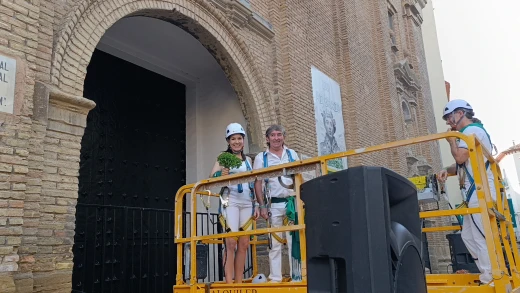 Alfonso Altemir y su hija