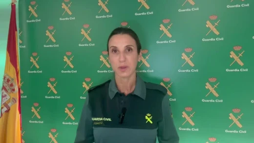 Lola Amado, portavoz de la Guardia Civil,sobre el rescate de un hombre atrapado entre las llamas en Vilariño de Conso