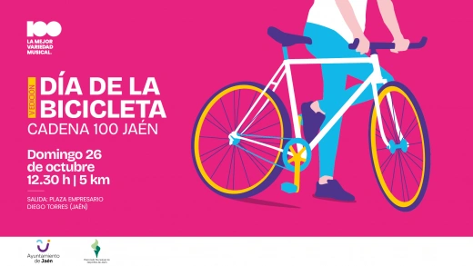 Jaén celebra el V Día de la Bicicleta de CADENA 100: 5 años, 5 km y diversión asegurada