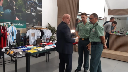 Responsables de la Guardia Civil y el delgado del Gobierno en Cataluña, Carlos Prieto