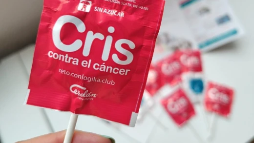 Los ciclistas en otro de los retos