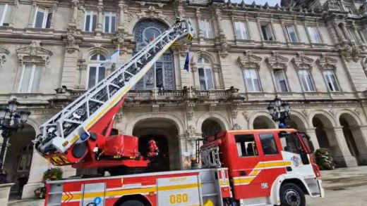 El último rescate de Goyo Costoya en los bomberos de A Coruña