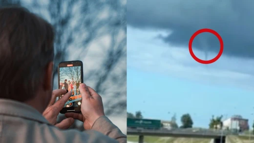 Un joven de Cantabria se topa con algo llamativo en el cielo al llegar a Santander: "Bajaba hacia la tierra..."