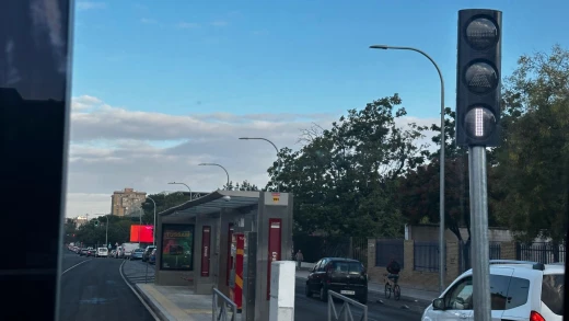 Semáforos al ritmo del tranvibús