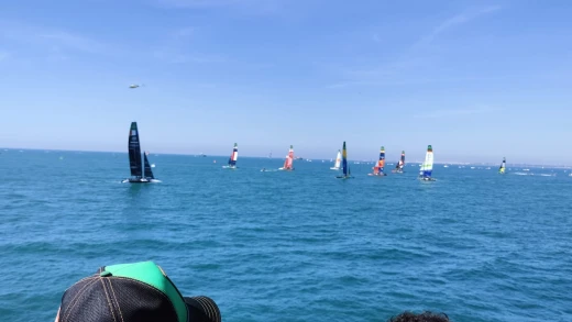 Video de los Formula 1 del mar en aguas de Cádiz
