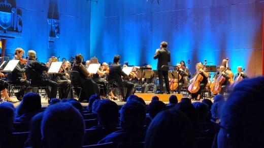 La Real Filharmonía de Galicia, en la primera parte del concierto Sensogenoma