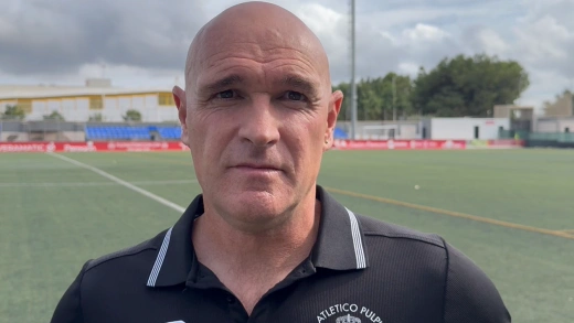 Paco Jurado, entrenador del Atlético Pulpileño hace balance del partido jugado ante el Olímpico