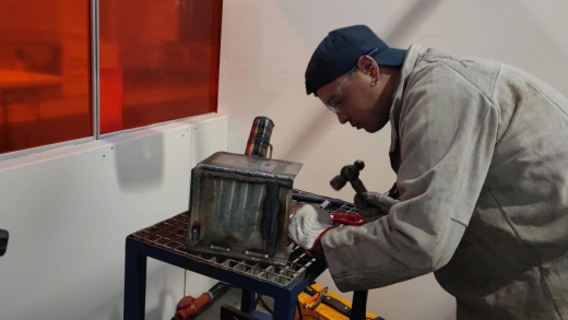 Alumno de FP de Soldadura