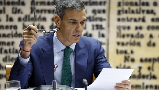 Sánchez sale contento de su comparecencia en la comisión Koldo del Senado