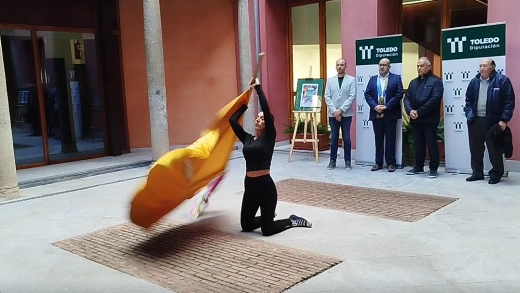Muestra del Baile de Bandera de la localidad de Ciruelos