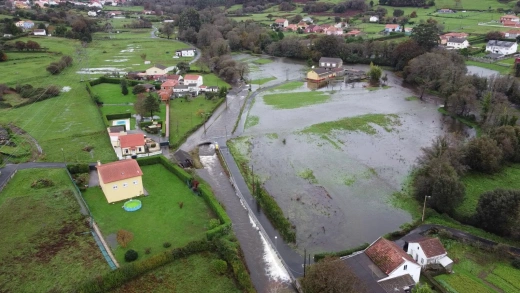 Riadas e inundaciones en Neda (A Coruña)