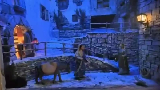 El Belén de Ibercaja recreado con IA