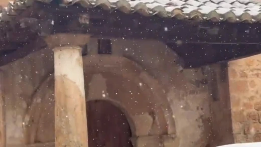 Nieve en Castielfabib vídeo