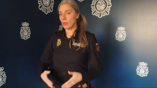Rocío Gracía, portavoz de la Policía Nacional