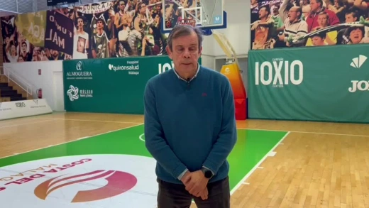 El director deportivo de Unicaja hace balance del sorteo de Copa del Rey