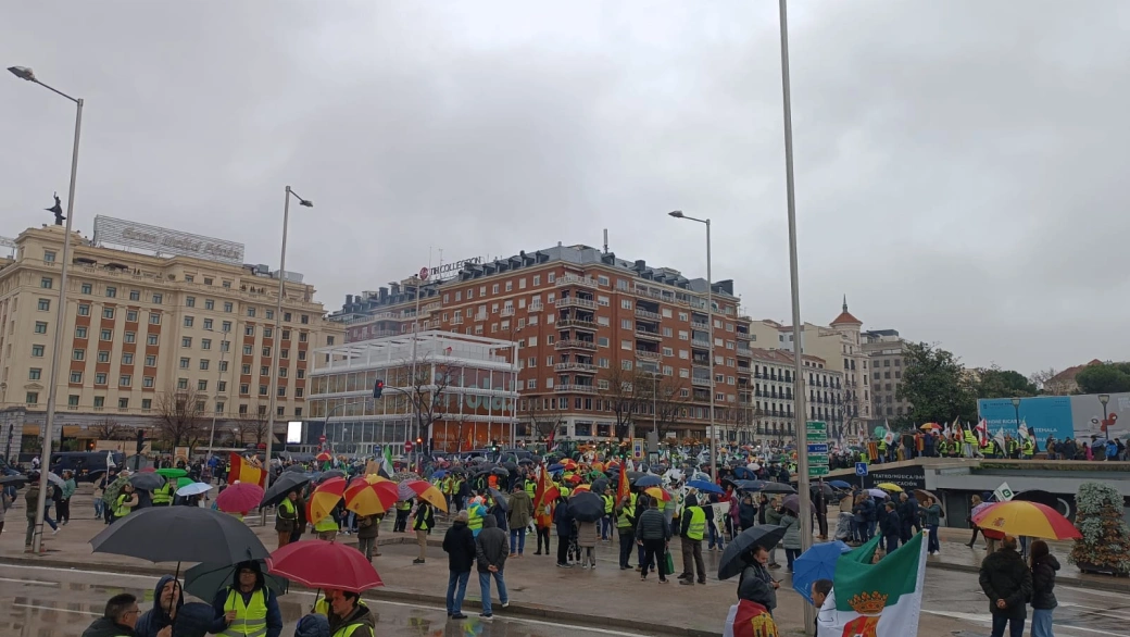 Movilización agraria en Madrid