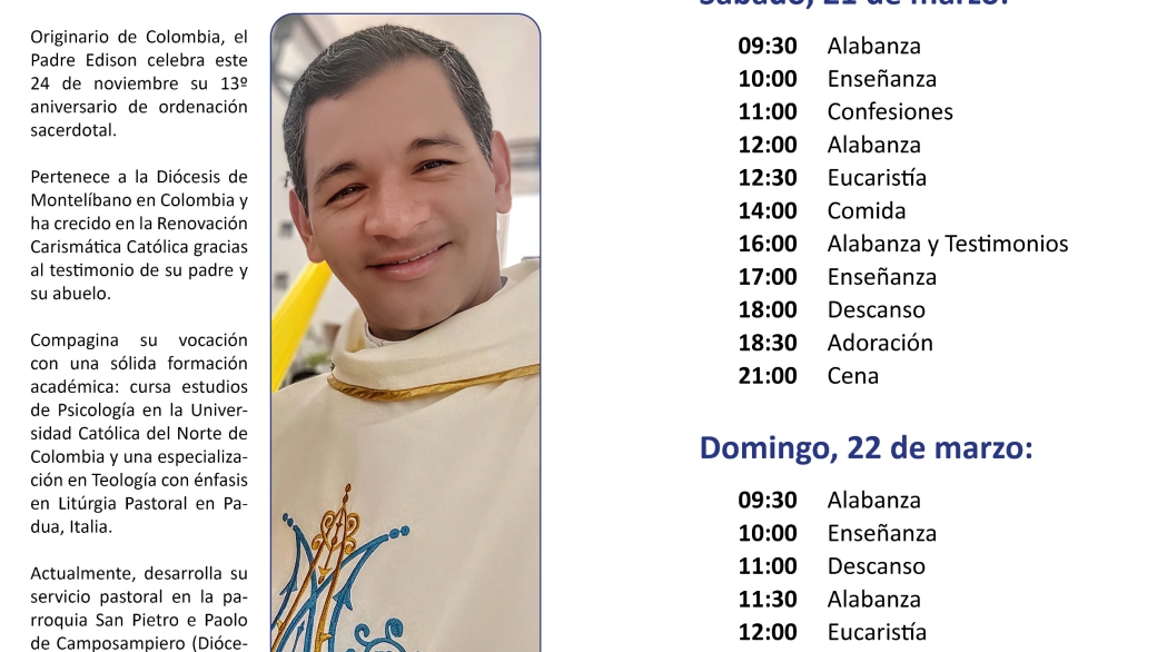 Vídeo del Padre Edison Márquez