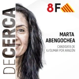 Marta Abengochea, candidata de IU - Movimiento Sumar a las elecciones de Aragón