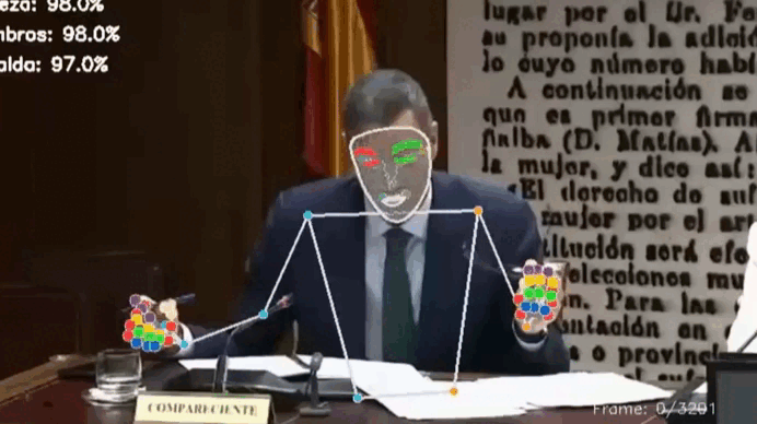 Una inteligencia artificial detecta un discurso ensayado y gestos de incomodidad en Pedro Sánchez